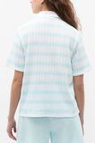Textured Stripe Polo  Skyway Stripe Textured Stripe Polo  Skyway Stripe  hi-res
