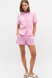 Core Linen Waisted Short  Fairy Floss Core Linen Waisted Short  Fairy Floss  hi-res
