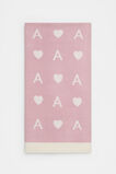 Heart Initial Blanket  A  hi-res