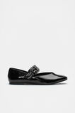 Buckle Ballet Flat  Black  hi-res