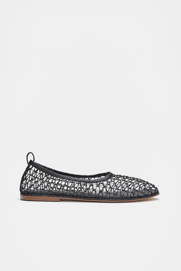 Parker Open Weave Ballet Flat  Black Parker Open Weave Ballet Flat  Black  hi-res