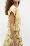Linen Vintage Floral Boxy Top  Vintage Floral Linen Vintage Floral Boxy Top  Vintage Floral  hi-res