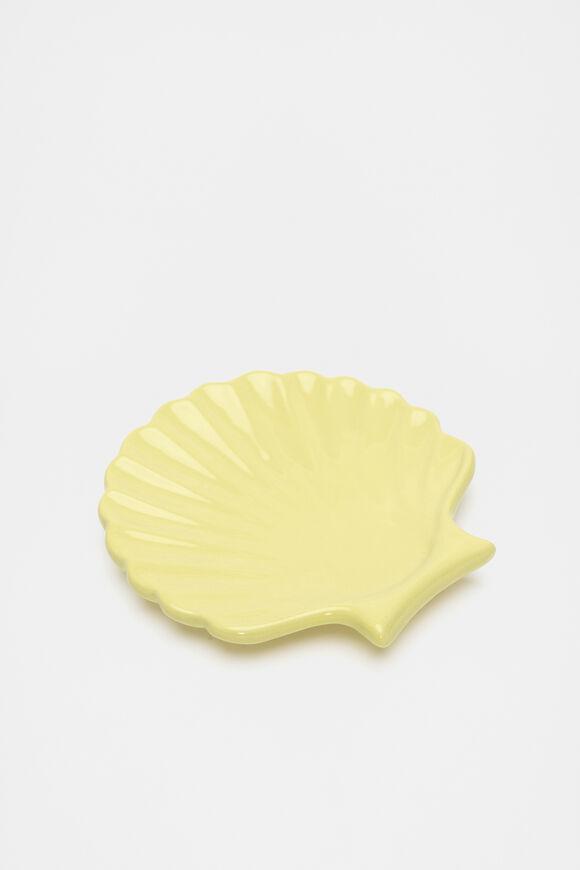Shell Mini Dish  Lemongrass Shell Mini Dish  Lemongrass  hi-res