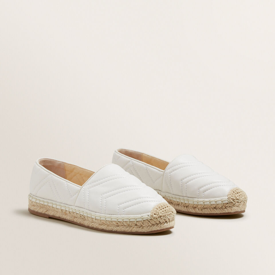 Frida Leather Espadrille  