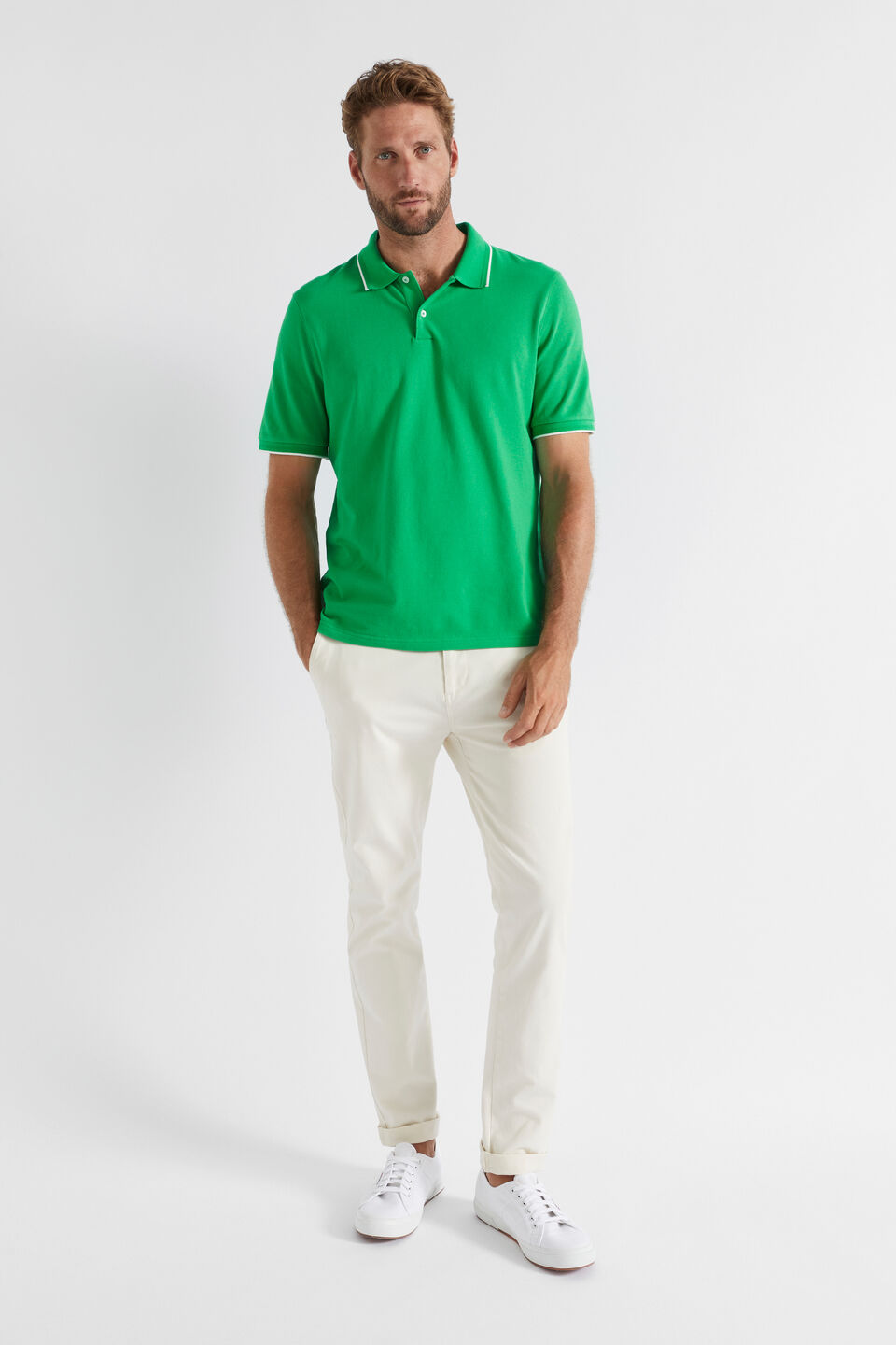 Core Polo  Kelly Green