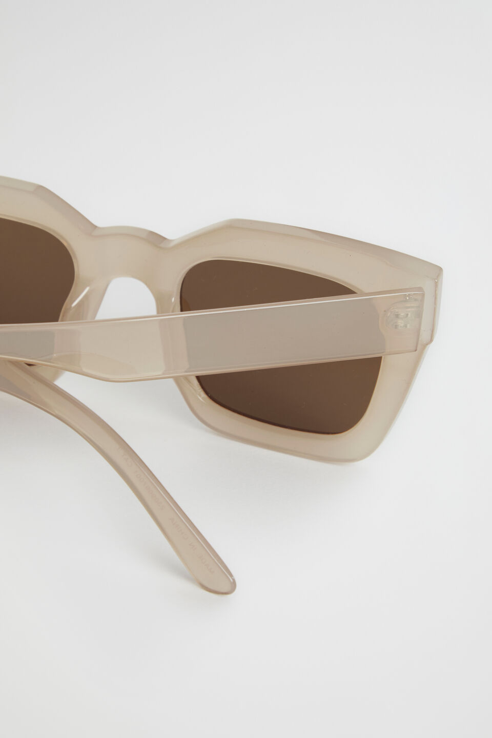Caitlin Rectangle Sunglasses  Cookie