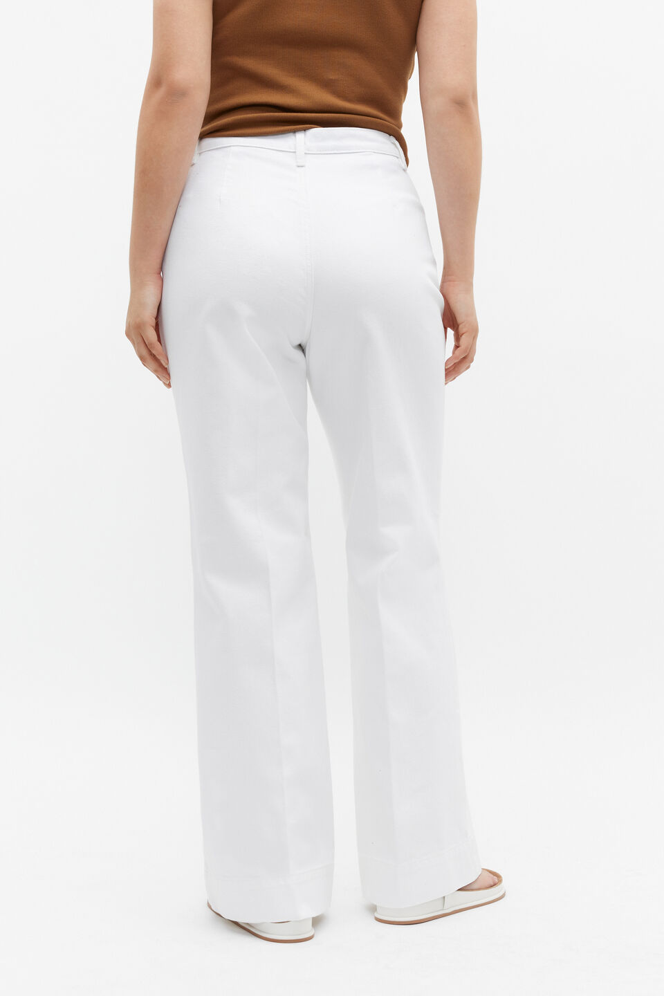 Denim Pocket Jean  White