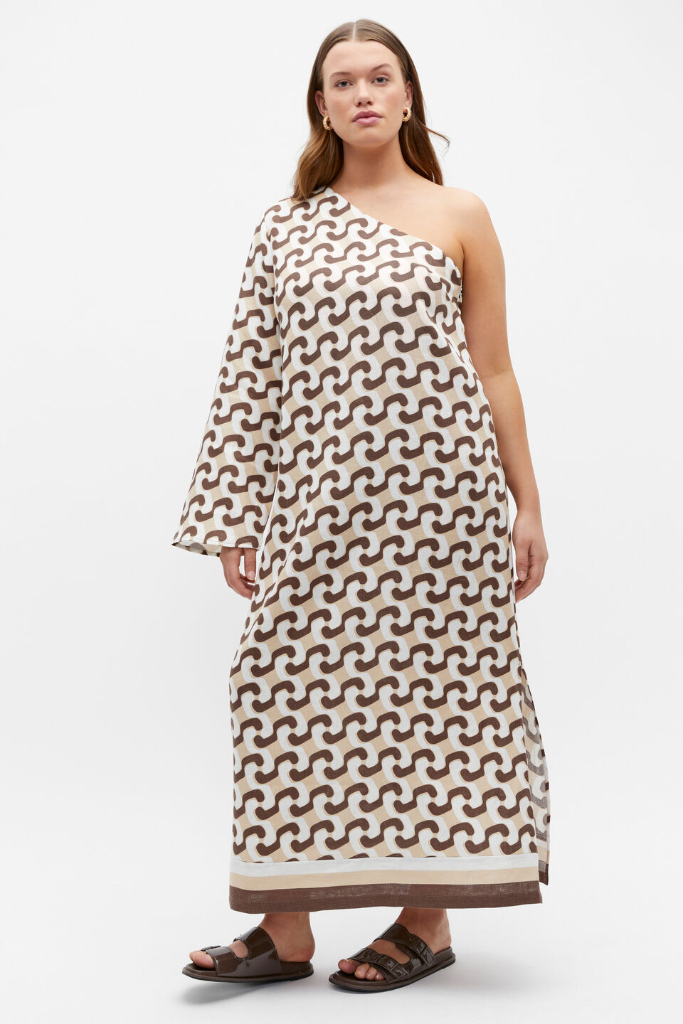 Chain Geo Maxi Dress  Chain Geo