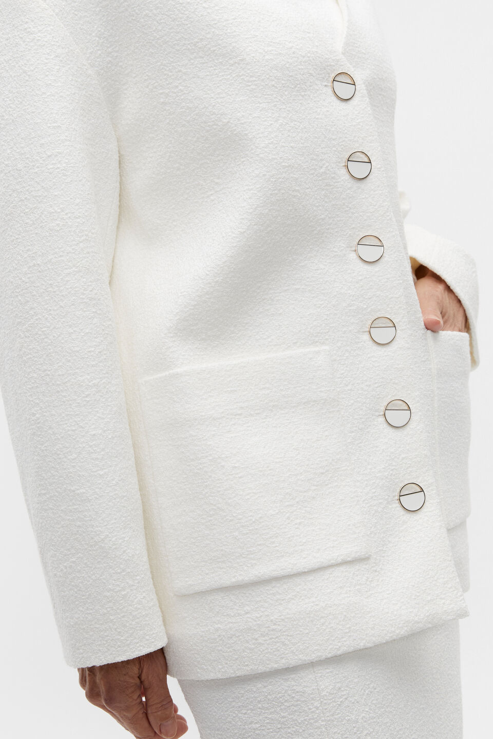 Boucle Jacket  Cloud Cream