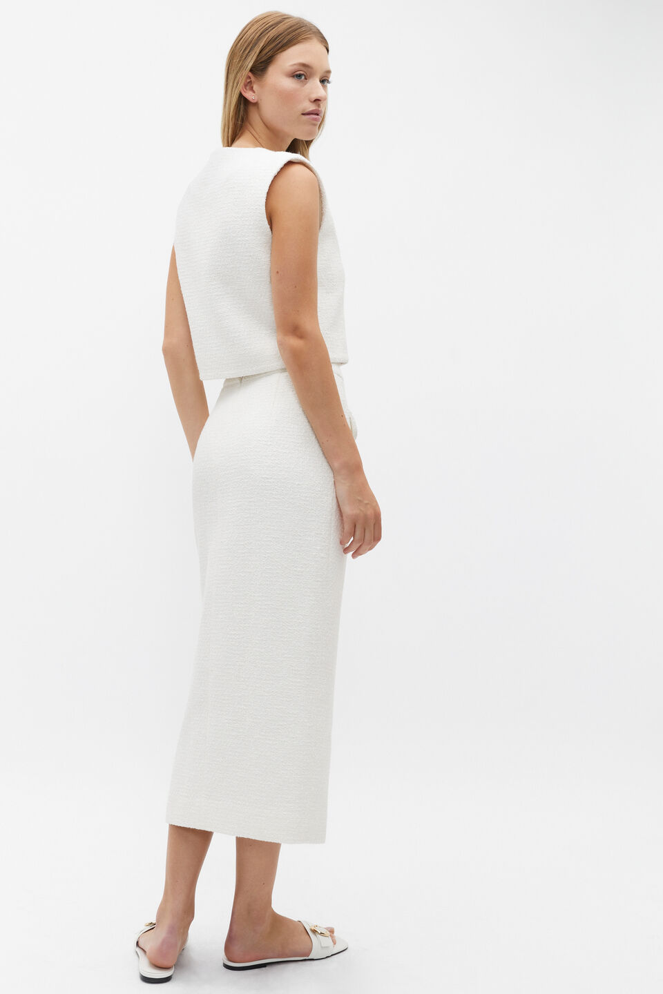 Boucle Vest  Cloud Cream