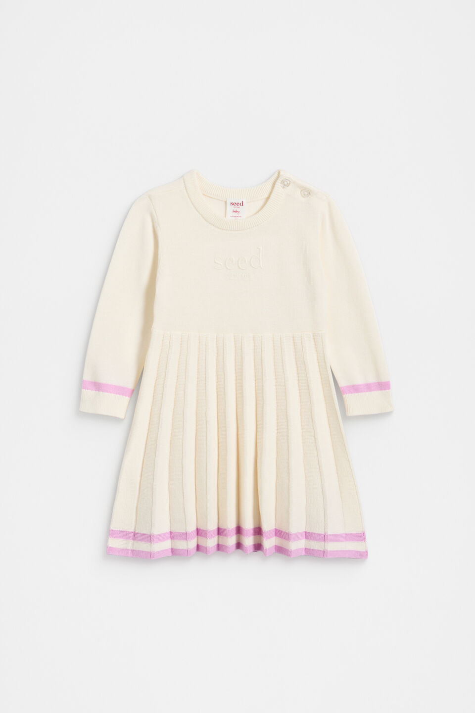 Essential Knit Dress  Classic Cream