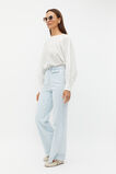 Denim Wide Leg Rigid Jean  Stone Blue Wash  hi-res
