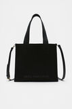 Small Knit Tote  Black  hi-res