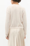 Cashmere Button Knit Cardigan  Oat Marle  hi-res