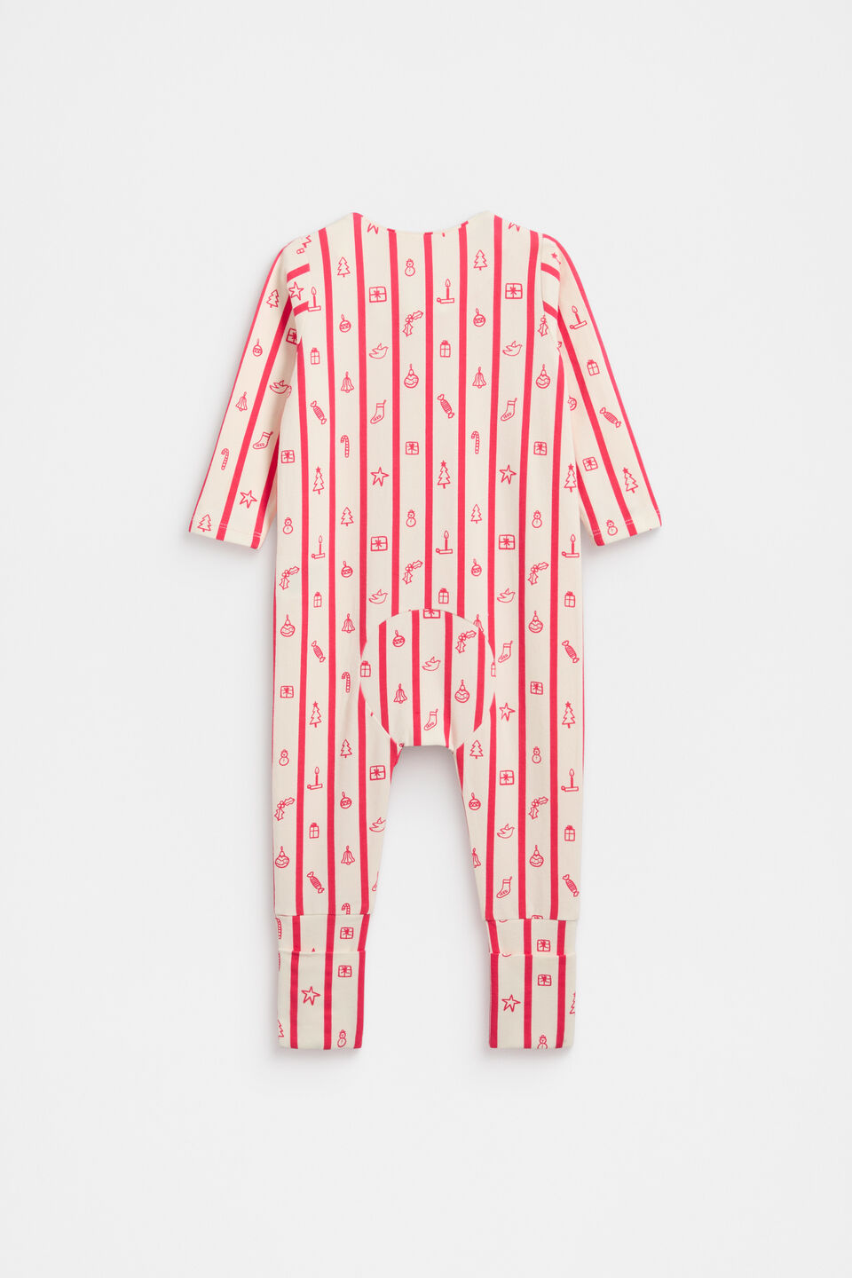 Christmas Zipsuit  Vintage Cream