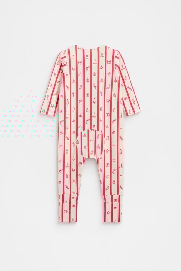 Christmas Zipsuit  Vintage Cream Christmas Zipsuit  Vintage Cream  hi-res