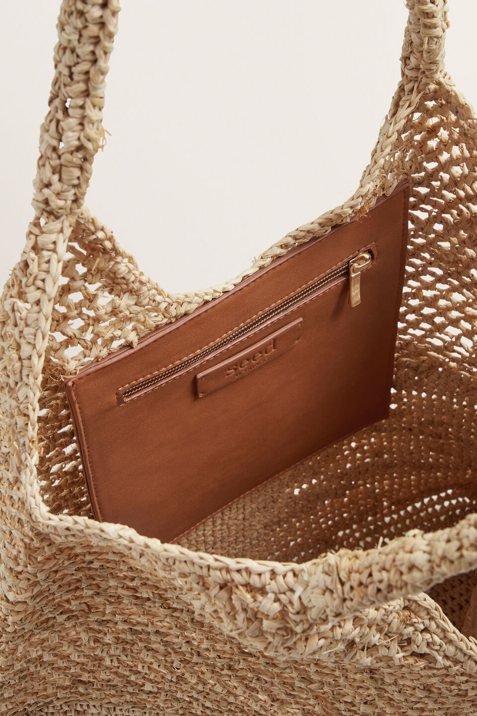 Raffia Straw Tote  