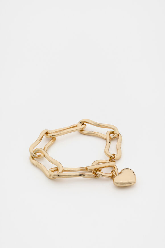 Heart Bracelet  Gold  hi-res