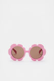 Child Flower Colourblock Sunglasses  Candy Pink  hi-res
