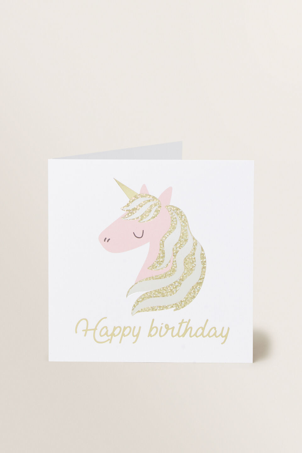Large Unicorn Card  