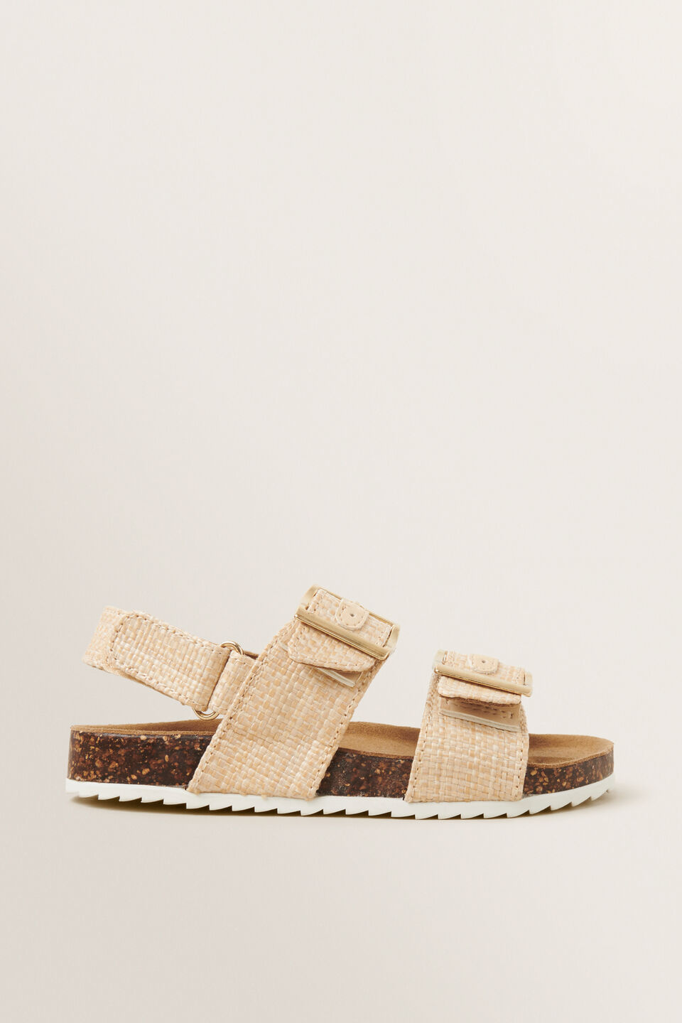 Woven Buckle Slides  