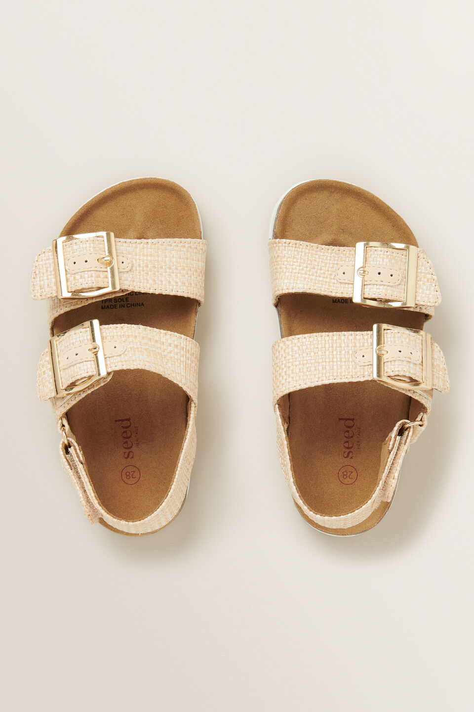 Woven Buckle Slides  