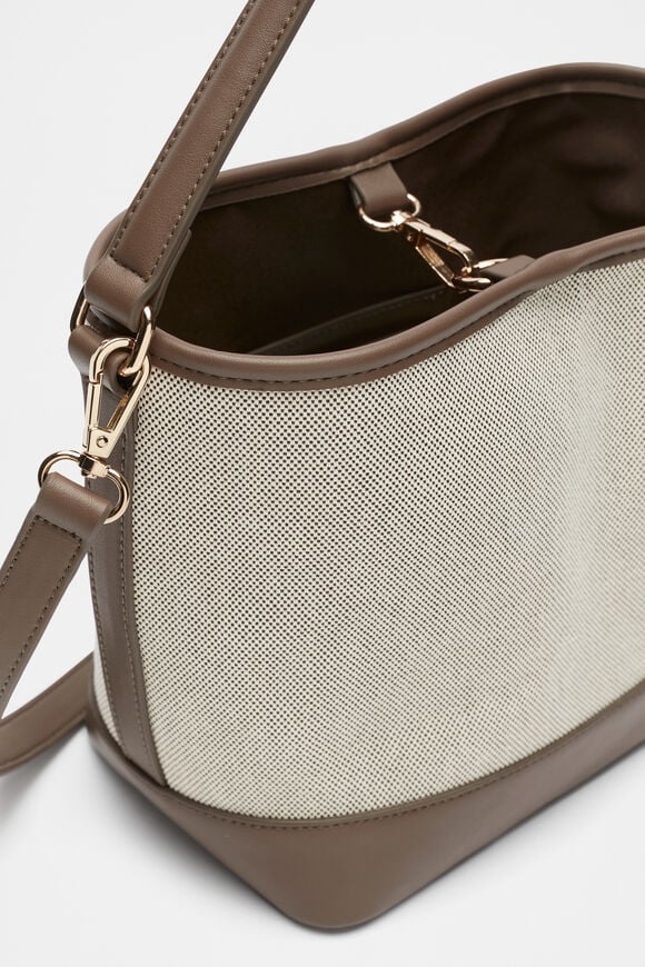Seed Crossbody Bucket Bag  Affogato  hi-res