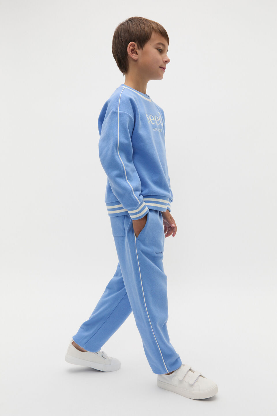 Core Logo Sweat  Celestial Blue