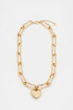 Heart Necklace  Gold  hi-res