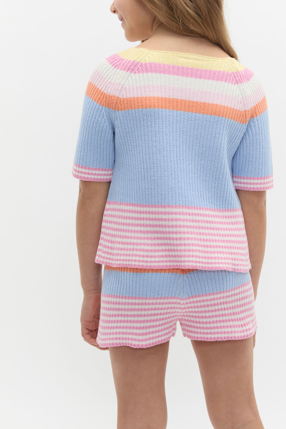 Stripe Knit Tee  Multi