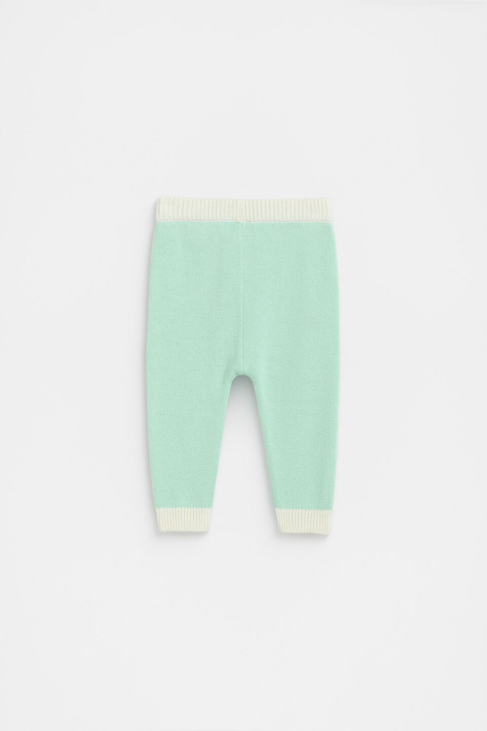 Colourblock Knit Legging  Mint