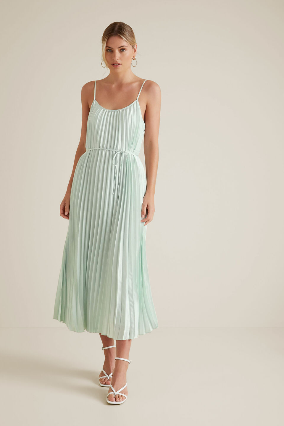 Pleated Maxi Dress  