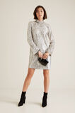 High Neck Sequin Dress    hi-res