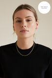 Fine Wide Chain Necklace  9  hi-res