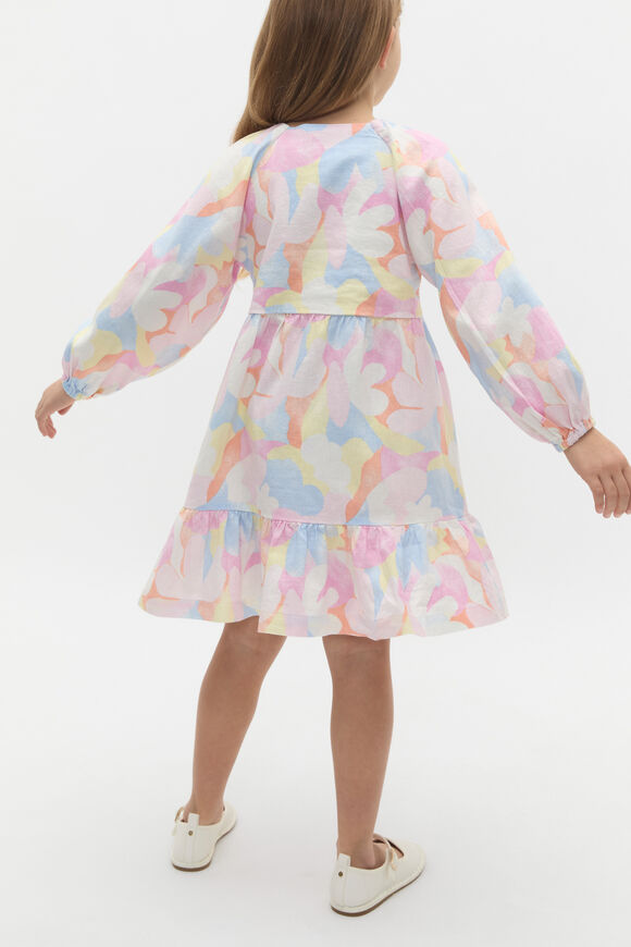 Abstract Floral Dress  Multi  hi-res