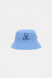 Blue Initial Bucket Hat  A  hi-res