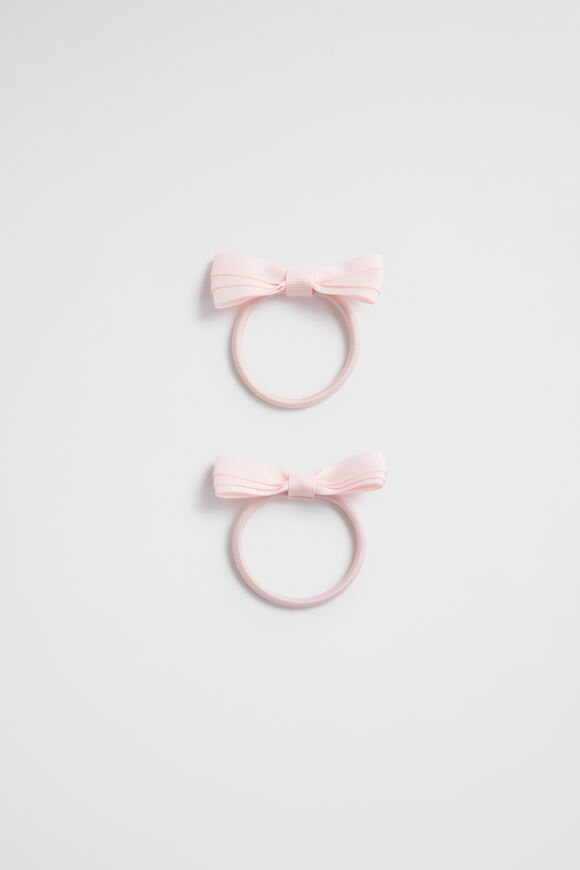 Grosgrain Bow Elastic Pack  Dusty Rose  hi-res