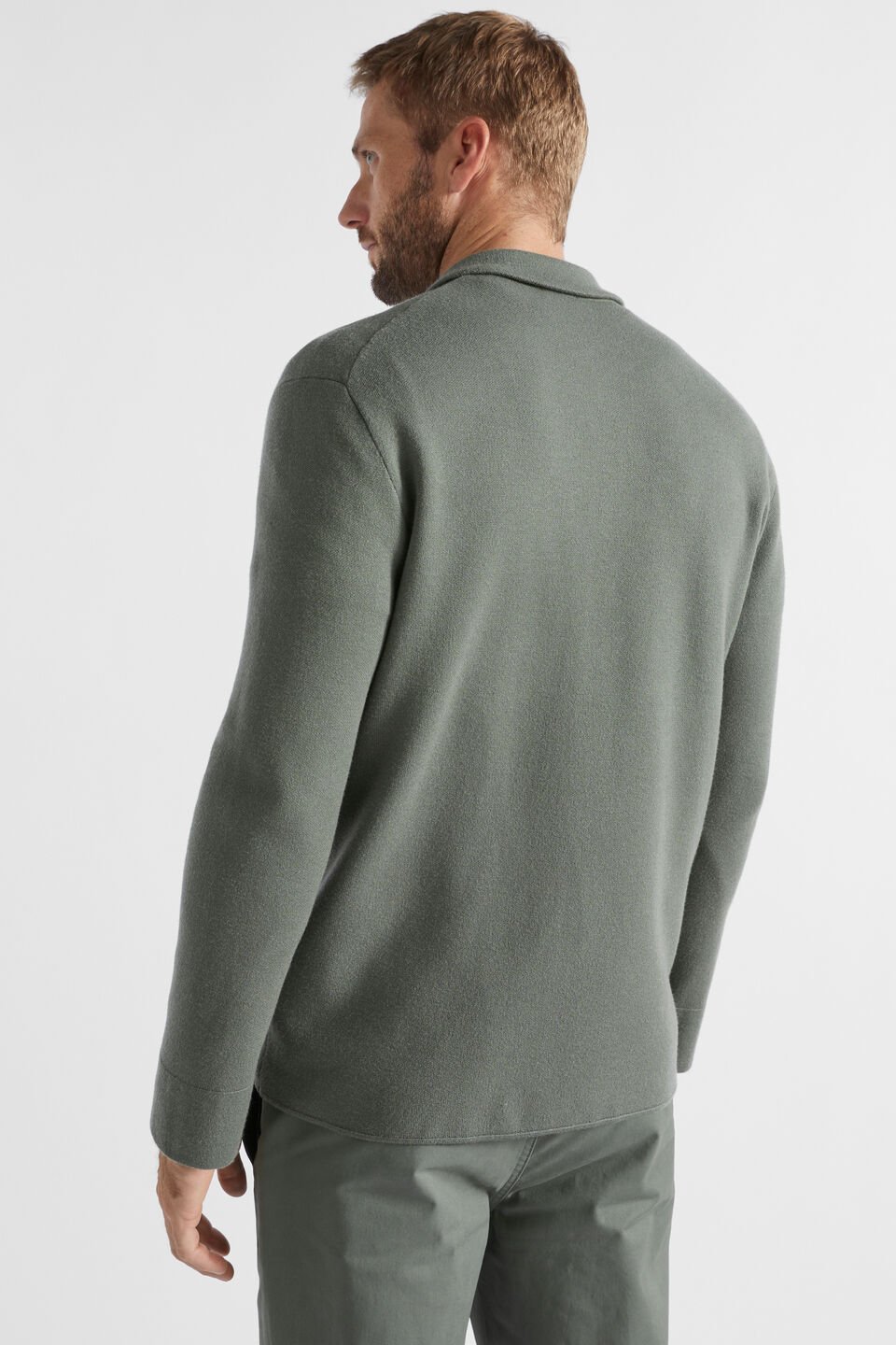 Knit Overshirt  Light Khaki