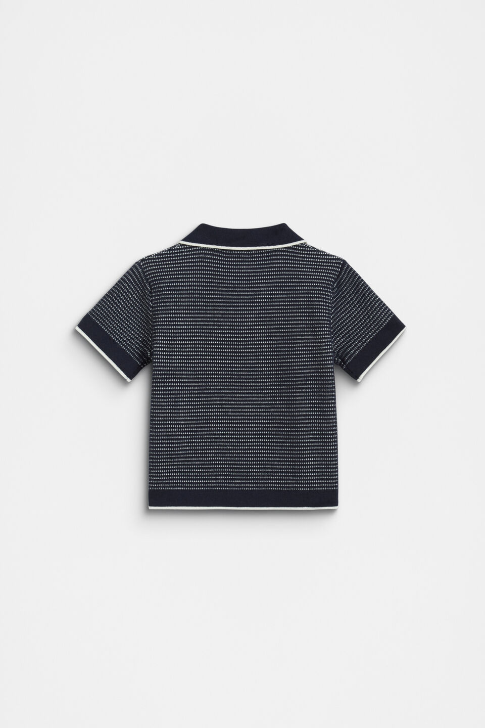 Knit Polo  Midnight Blue