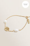 Fine Pearl Disc Bracelet  9  hi-res