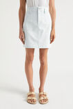 Denim Fitted Skirt  Arctic Wash  hi-res