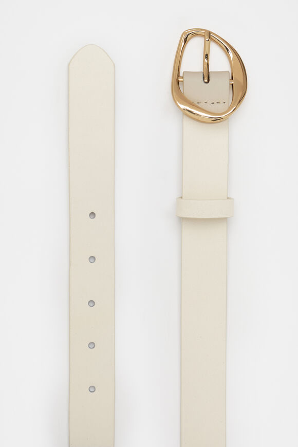Everly Buckle Belt  Cream  hi-res