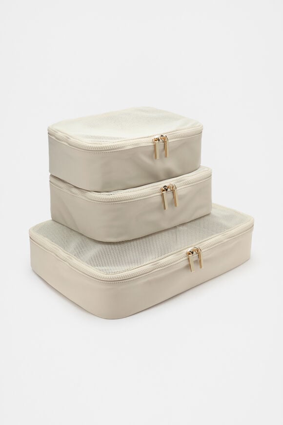 Packing Cubes 3PK  Oat  hi-res