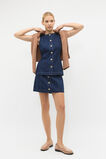 Denim Longline Vest  Twilight Blue Wash  hi-res