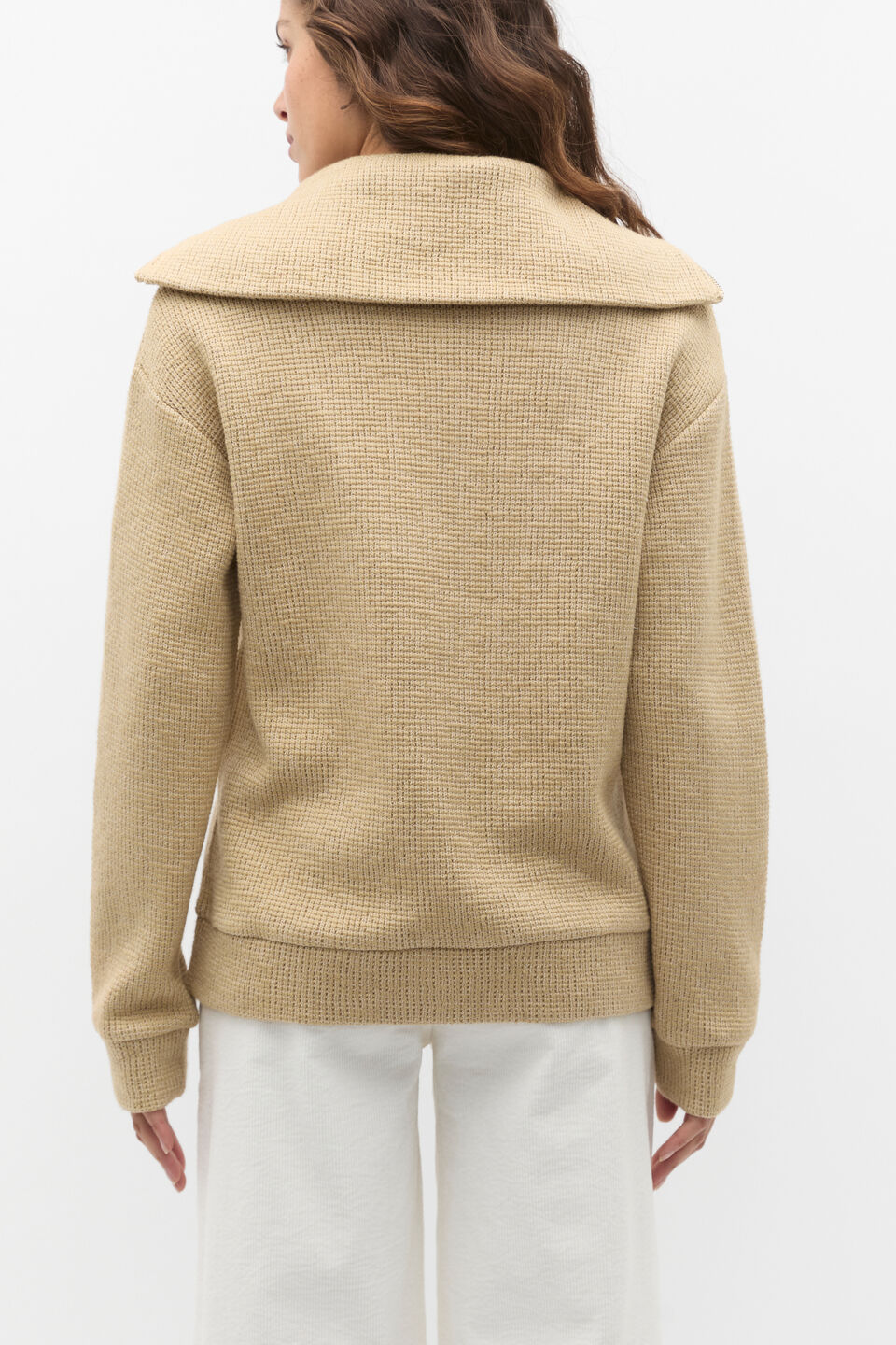 Textured Twist Sweat  Cashew Twist