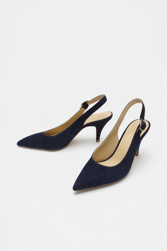 Elora Slingback Pump  Twilight Blue Suede  hi-res