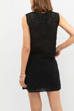 Crochet Knit Tank  Black  hi-res
