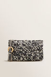Two Tone Straw Pouch    hi-res