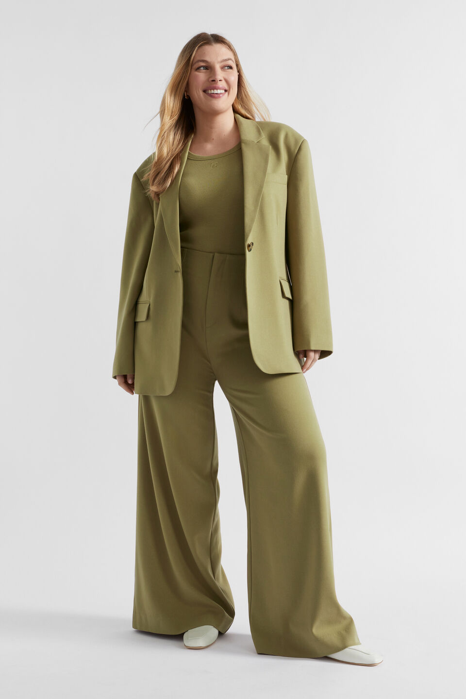 Oversized Blazer  Pistachio