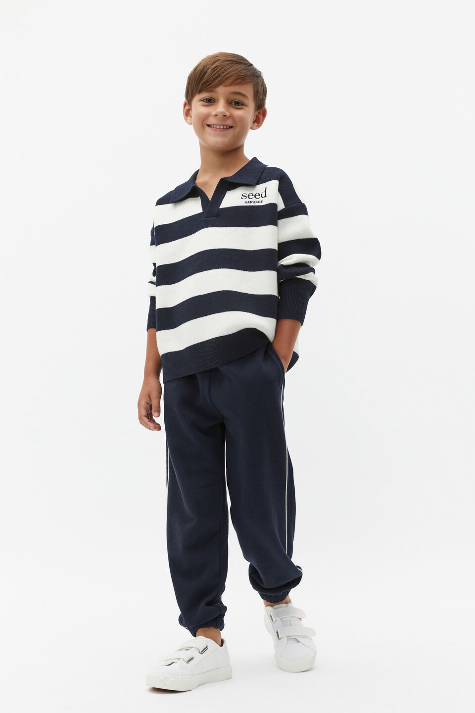 Essential Knit Sweater  Midnight Blue